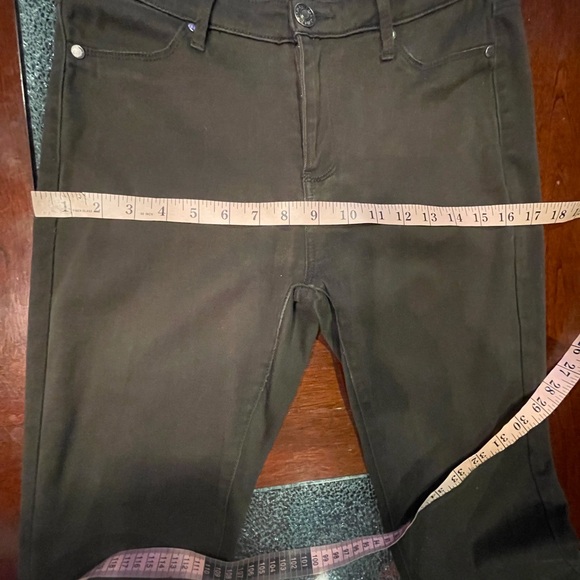 Buffalo David Bitton Green Army Stretch Mid Rise Jegging, Pocket Front seal 8/29 - Picture 8 of 12